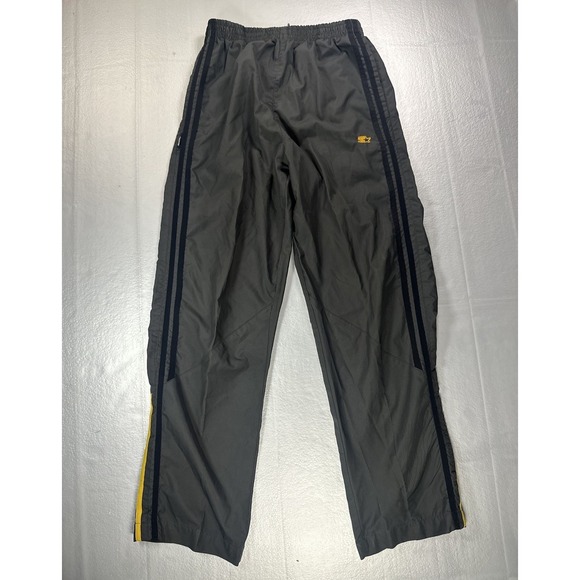 STARTER Pants - Starter Track Pants‎ Youth Large 12-14 Navy Blue Mesh Lined Ankle Zip